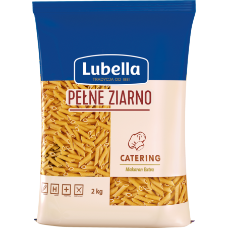 Lubella Catering Pełne Ziarno Makaron Pióra 2 kg